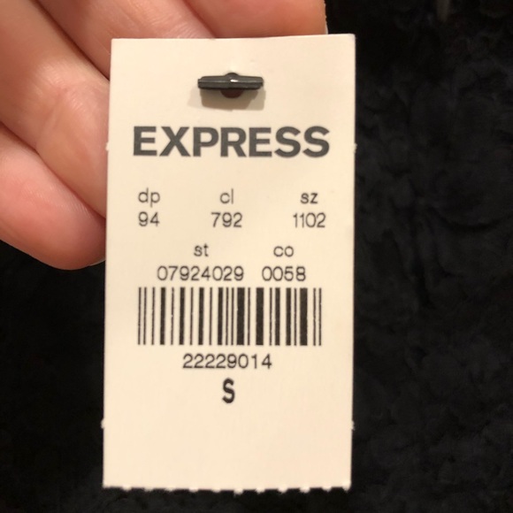 Express Lace Off The Shoulder Paperbag Slit Leg Jumpsuit - Picture 5 of 7